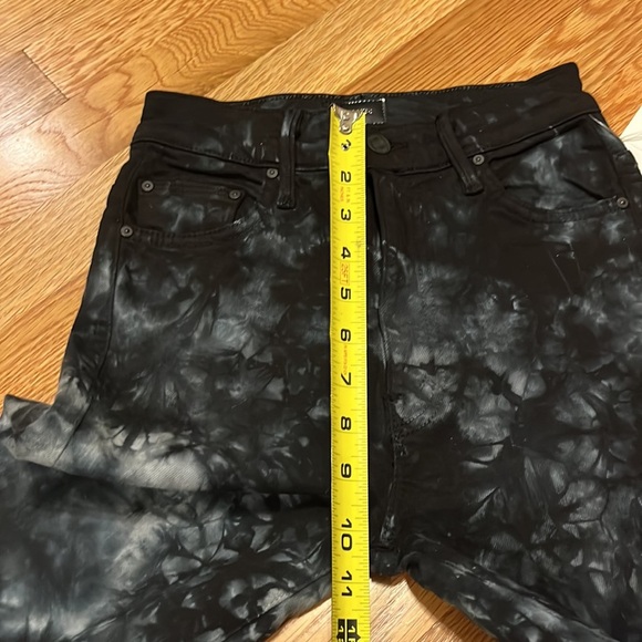 NWT MOTHER Superior High Rise Skinny The Super Swooner in Winding Paths 24 or 31 - Picture 9 of 17